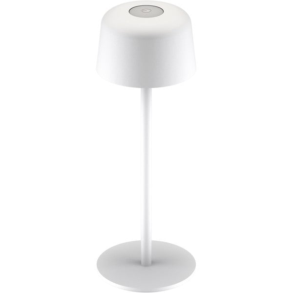 Draadloze LED-Tafellamp – 25 cm – Warm Wit – 3 Helderheidsstanden – Wit