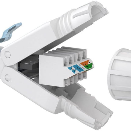 RJ45 toolless connector voor Cat 6a - Niet afgeschermd - Per stuk