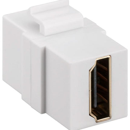 HDMI 2.0 keystone - 4K@60 Hz - Gold-plated - Wit