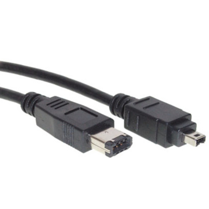 FireWire kabel 4 pins naar 6 pins - IEEE 1394a naar IEEE 1394 - FireWire 400 - 3 meter