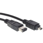 FireWire kabel 4 pins naar 6 pins - IEEE 1394a naar IEEE 1394 - FireWire 400 - 3 meter