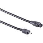 FireWire kabel 4 pins naar 9 pins - IEEE 1394a naar IEEE 1394b - FireWire 400/800 - 1.8 meter