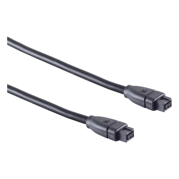 FW-9/9-1.8 FireWire kabel 9 pins naar 9 pins - IEEE 1394b - FireWire 800 - 1.8 meter