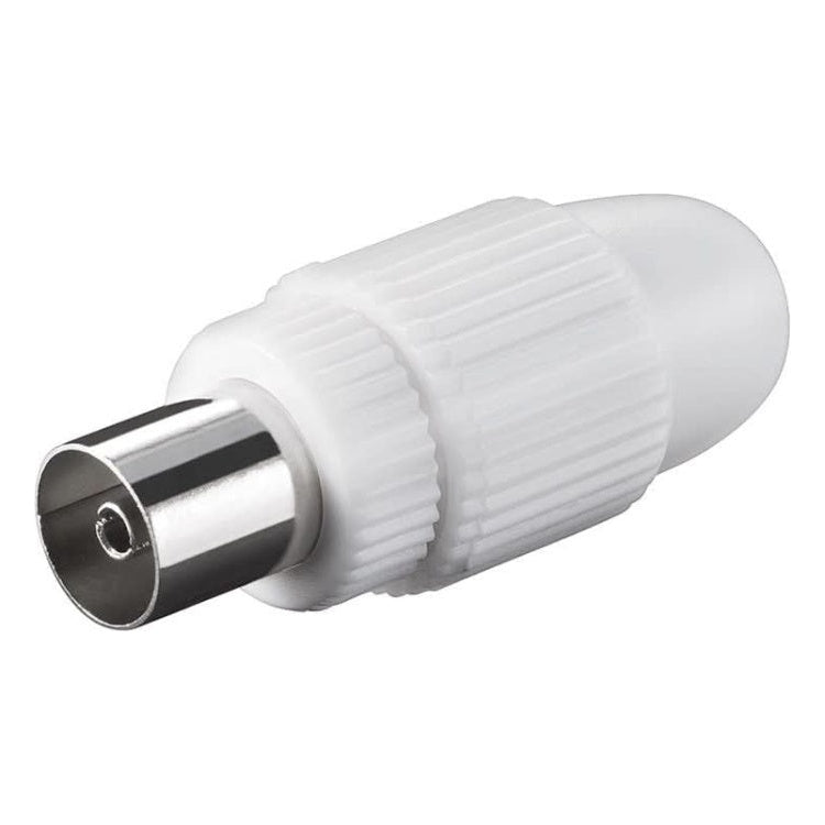 GK-01020 Coaxiale Koppeling (V) - Met Schroefbevestiging - Kunststof Behuizing