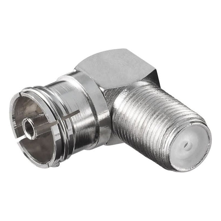 GK-01033 Hoekadapter F (v) > Coax (v) 90° haaks -  Zink