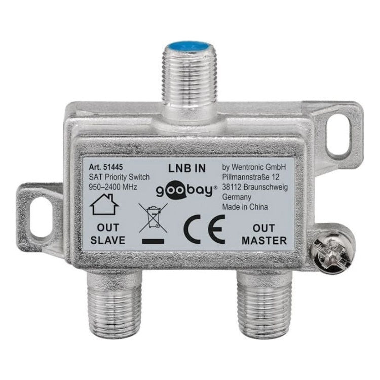 GK-01034 Premium Satelliet Priority Switch - 2 uitgangen - 950-2400 MHz
