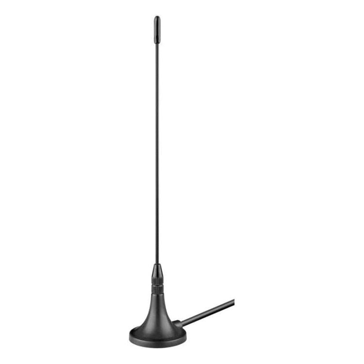 GK-01038 2 meter Passieve DVB-T2 (HD) mini-magnetische antenne - 3 dBi - Zwart