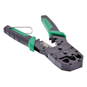 GK-01066 InLine Modulaire Krimptang - voor RJ11, RJ12 en RJ45 stekkers  - Groen/zwart