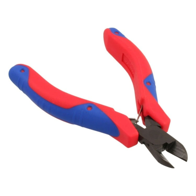 GK-01069 InLine Elektronicatang - Zijkniptang - Rood/blauw