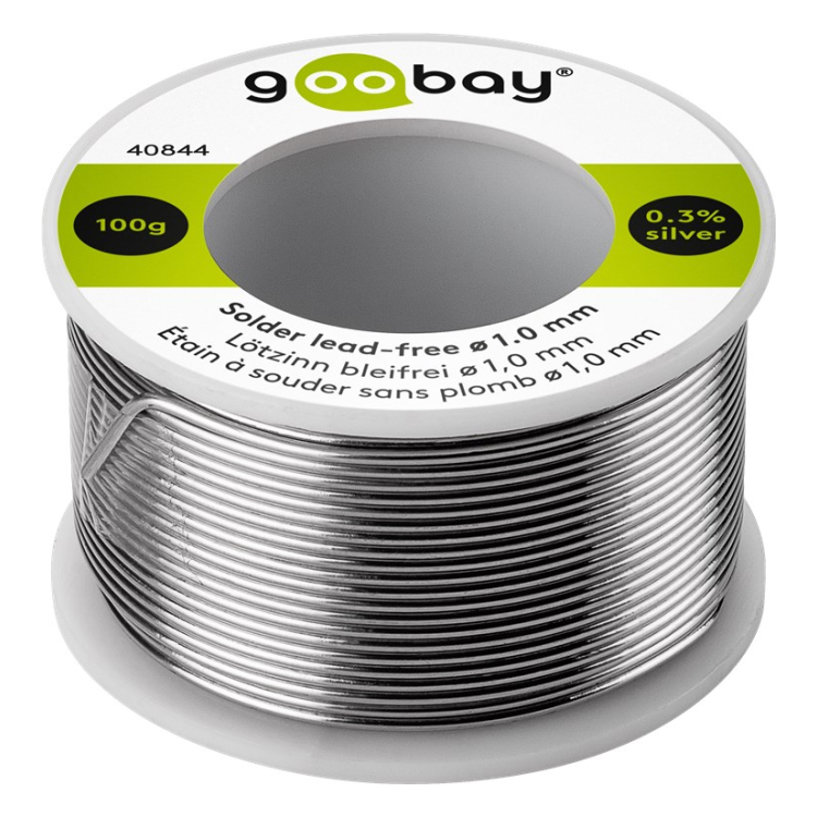 GK-01090 Soldeertin loodvrij - Ø 1,0 mm, 100 g