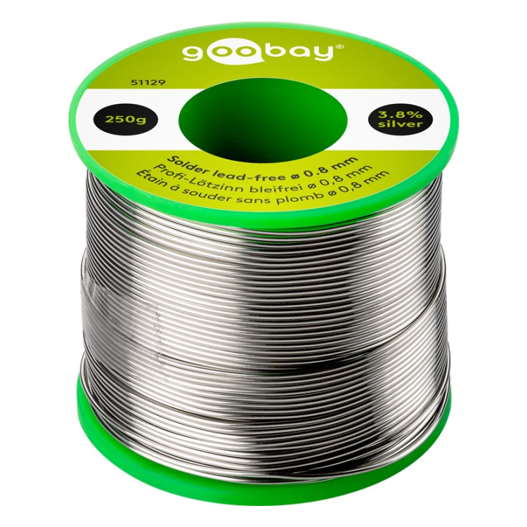 GK-01097 Professioneel soldeertin loodvrij - ø 1,0 mm, 250 g