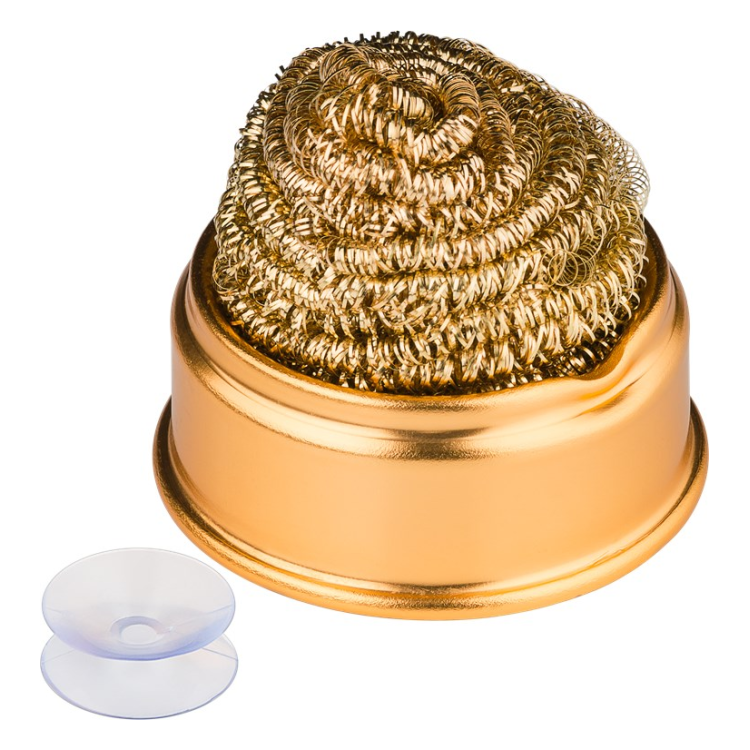 GK-01100 Soldeertip Reinigingsset -  Inclusief reinigingswol, metalen houder en zuignap