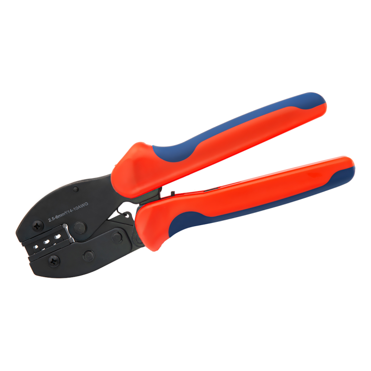 GK-01109 Krimptang voor solarkabels - voor zonne-installaties - Rood/blauw