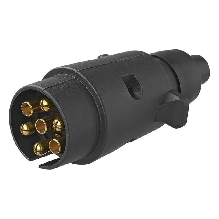 GK-01112 ProPlus Stekker 7-polig PVC - Zwart