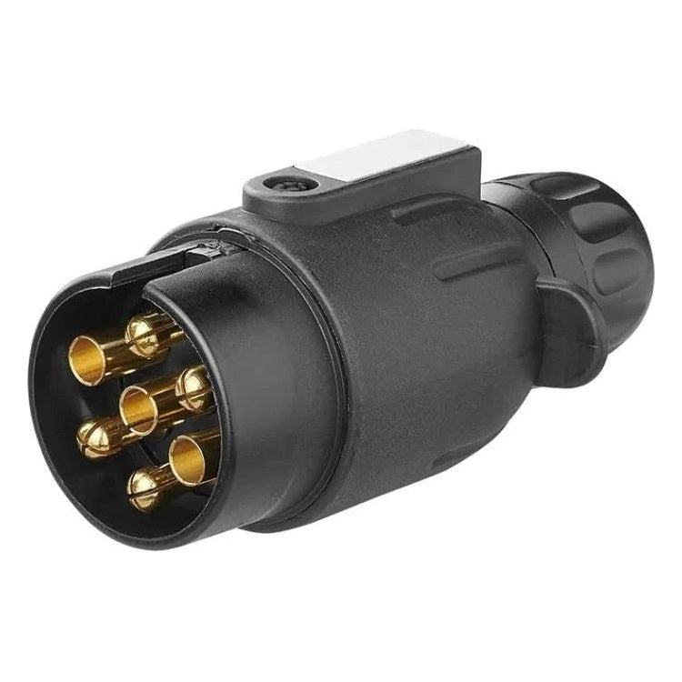 GK-01113 ProPlus Aanhangwagenstekker - 7-polig - PVC - Magneetbevestiging - Zwart