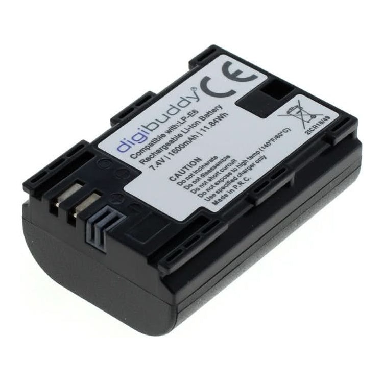 GK-01201 Digibuddy Accu Batterij Canon LP-E6 / LP-E6N - 1600mAh