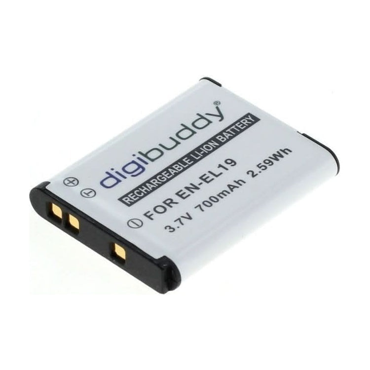GK-01216 Digibuddy Accu Batterij compatibel met Nikon EN-EL19 / Sony NP-BJ1 - 700mAh