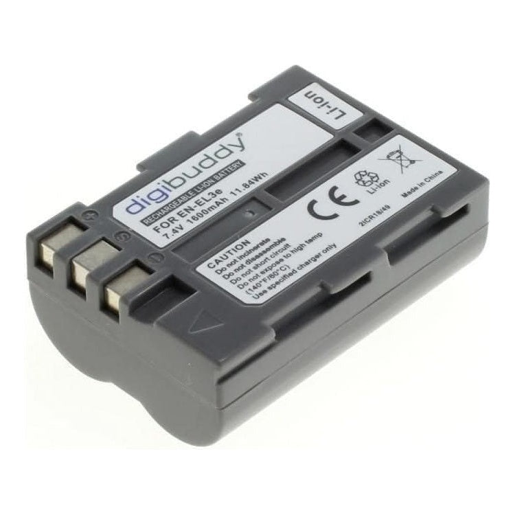GK-01217 Digibuddy Accu Batterij compatibel met Nikon EN-EL3e - 1600mAh