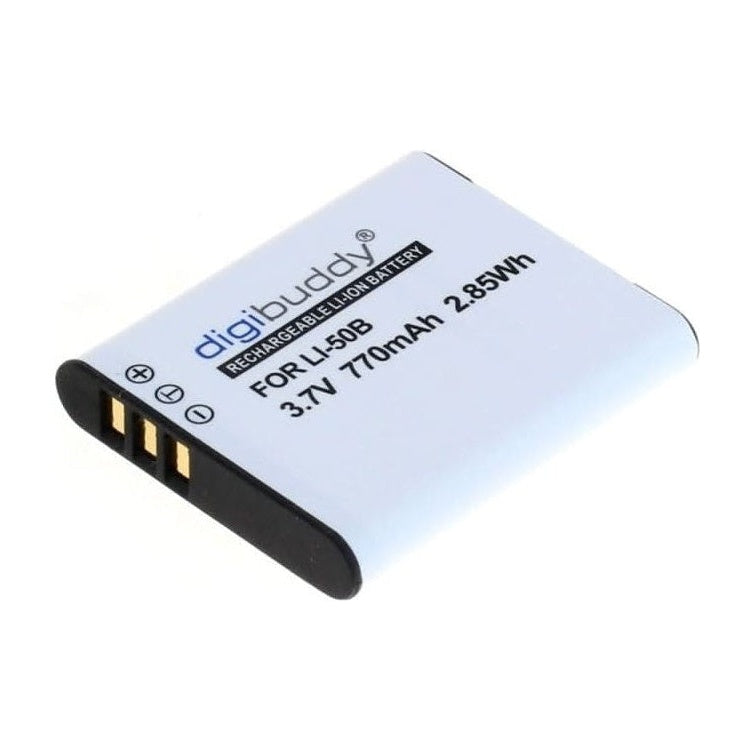 GK-01224 Digibuddy accu compatibel met Olympus LI-50B, Pentax D-Li92 en Ricoh DB-100 - 770 mAh