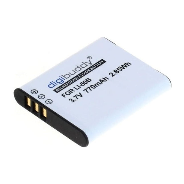GK-01224 Digibuddy accu compatibel met Olympus LI-50B, Pentax D-Li92 en Ricoh DB-100 - 770 mAh