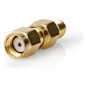 GK-01226 Nedis RP-SMA (m) - SMA (v) Adapter - 50 Ohm - 2 stuks - Verguld