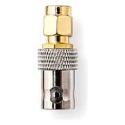 GK-01236 Nedis SMA (m) - BNC (v) Adapter - 50 Ohm - 2 stuks - Verguld