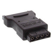 GK-01263 InLine SATA-Voedingsadapter - 1x Molex 4-Pins (m) naar 15-Pins SATA (v) - Zwart