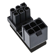 GK-01270 180° ATX / PCIe 6-pins voedingsadapter - mannelijk → vrouwelijk - intern - Gedraaid - Zwart