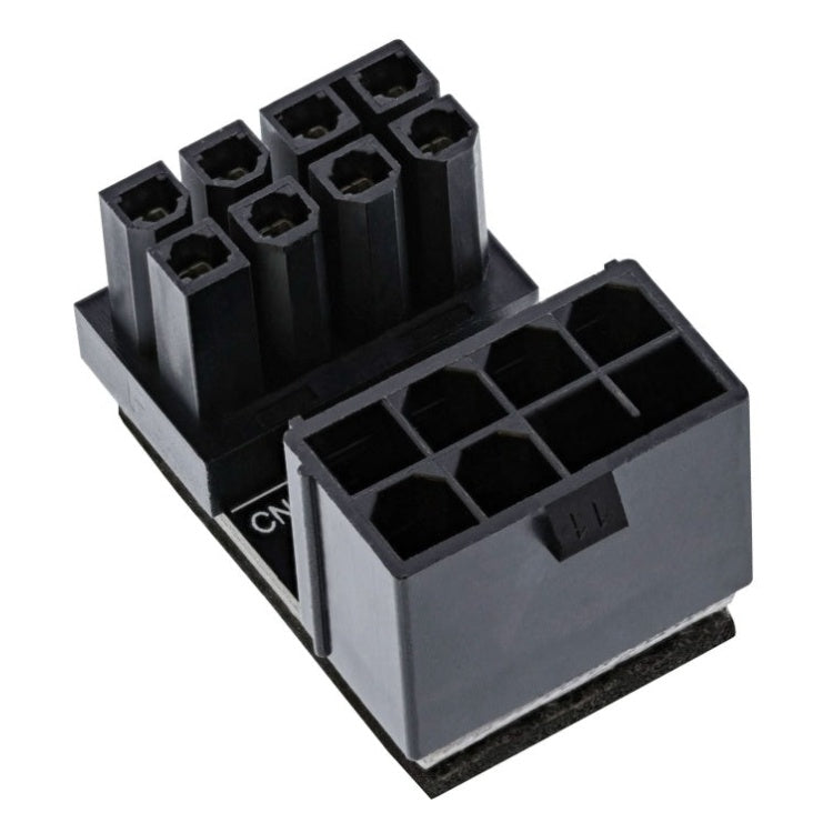 GK-01271 80° ATX / PCIe 8-pins voedingsadapter - mannelijk → vrouwelijk - intern - Zwart