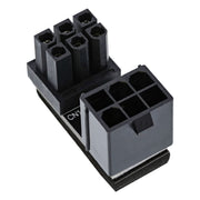 GK-01273 Interne voedingsadapter 180° ATX / PCIe 6-pins mannelijk → vrouwelijk - Zwart