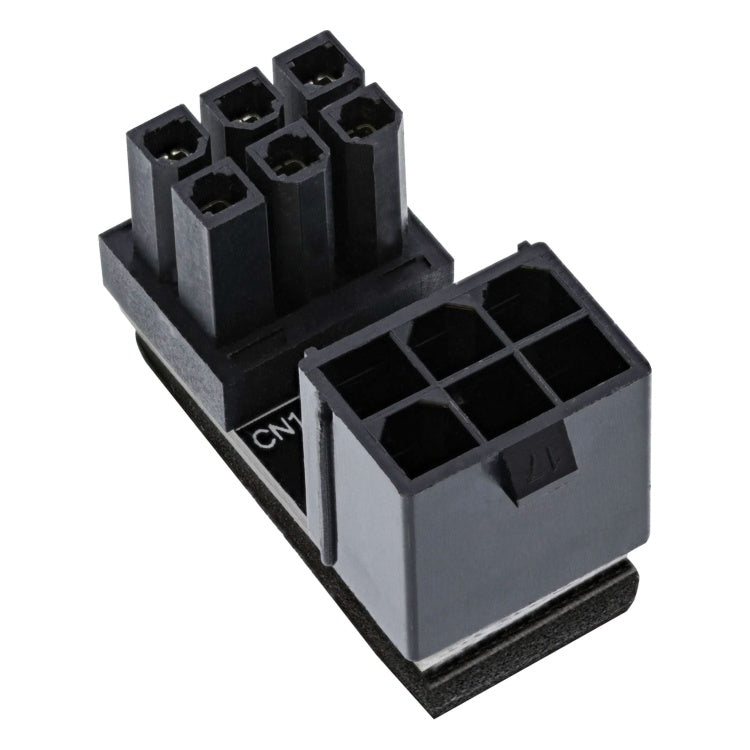 GK-01273 Interne voedingsadapter 180° ATX / PCIe 6-pins mannelijk → vrouwelijk - Zwart