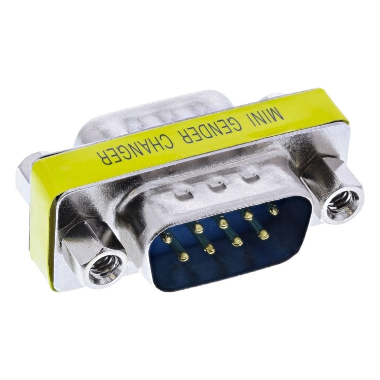 GK-01277 InLine Gender Changer - Seriële Adapter - DB9 Mannelijk / Mannelijk - Zilver