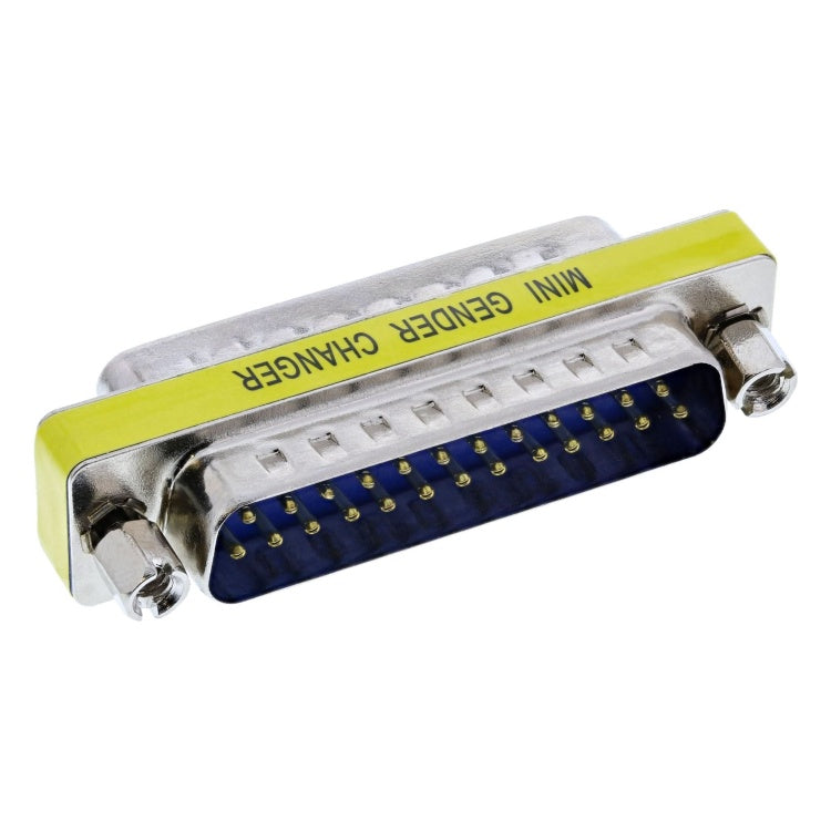 GK-01282 InLine Mini Gender Changer - 25-pins Sub-D Mannelijk / Mannelijk - Serieel - Zilver