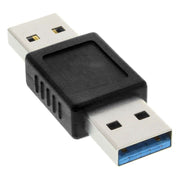 GK-01291 USB-A (m) - USB-A (m) Koppelstuk - USB 3.0 - Zwart
