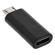 GK-01294 USB 2.0 Adapter - Micro-USB Mannelijk / USB-C Vrouwelijk - Zwart