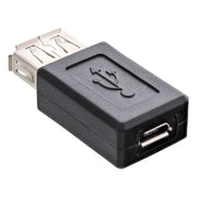 GK-01299 Inline USB Micro B (v) - USB-A (v) adapter - USB2.0  - zwart