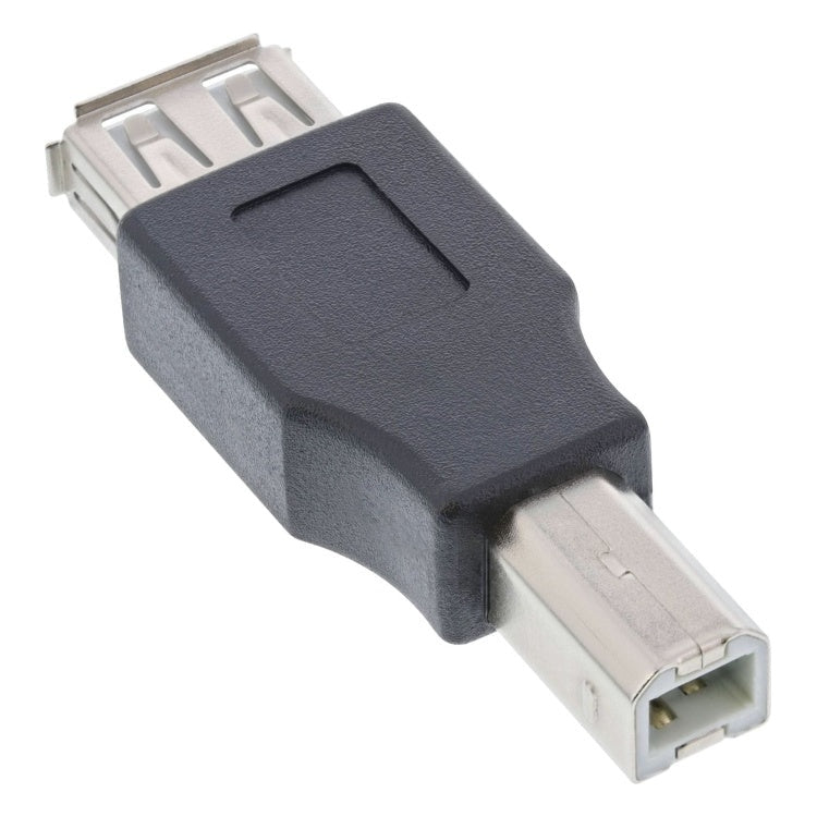 GK-01301 inline USB adapter - USB 2.0 - Type A (v) - Type B (m) - Zwart