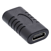 GK-01303 Inline USB  Adapter - USB 3.2 Gen 2 - USB-C Vrouwelijk naar USB-C Vrouwelijk - Zwart