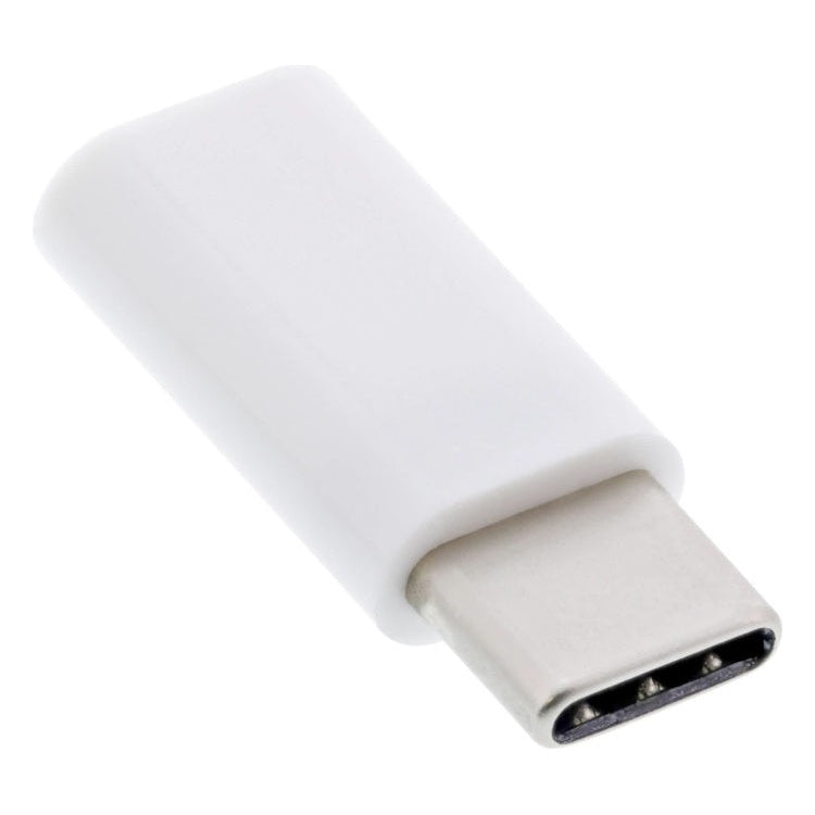GK-01307 Inline USB adapter - USB 2.0 - USB-C mannelijk naar Micro-USB vrouwelijk - Wit