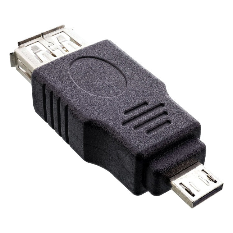 GK-01314 InLine Micro USB-adapter - USB 2.0 - Micro-A (m) naar USB-A (v) - Zwart