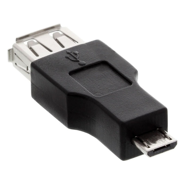 GK-01319 InLine Micro USB OTG-adapter - USB 2.0 - Micro-B (m) naar USB-A (v) - zwart
