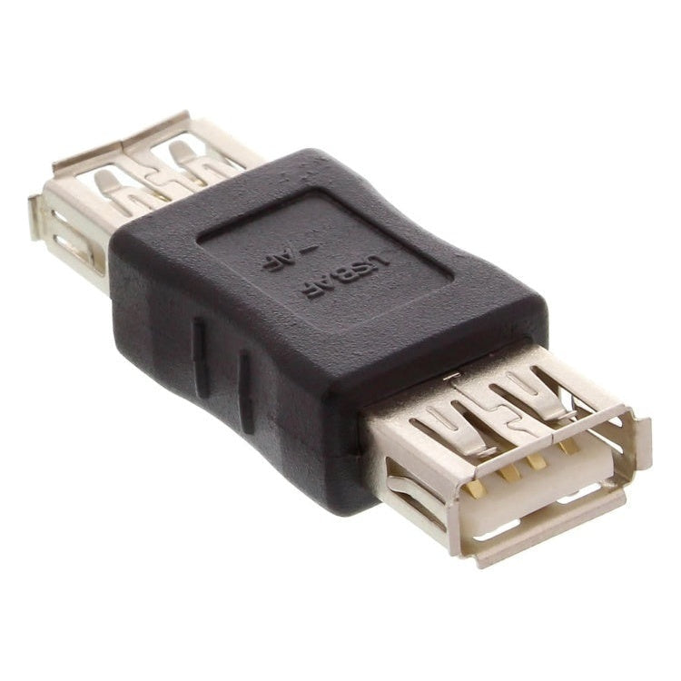GK-01320 InLine USB adapter  - USB 2.0 - Type A vrouwelijk - Type A vrouwelijk - Zwart