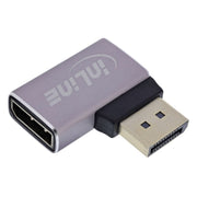 GK-01333 InLine DisplayPort 1.4-adapter - haaks naar rechts - 8K UHD - vergulde contacten