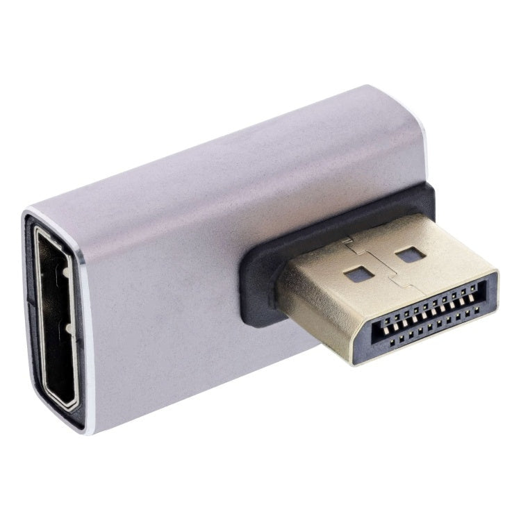 GK-01335 InLine DisplayPort 1.4-adapter, DisplayPort St/Bu - 90° verticaal links - 8K - Verguld
