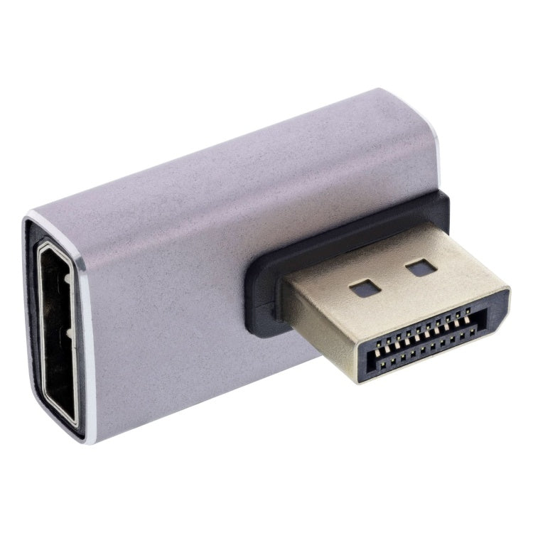 GK-01336 InLine DisplayPort 1.4-adapter, DisplayPort St/Bu - 90° verticaal rechts - 8K - Verguld