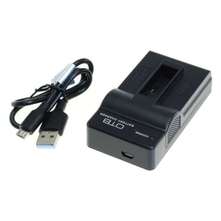 GK-01354 OTB lader voor camera accu - Geschikt voor GoPro AHDBT-501 / AABAT-001 / Hero 5 / Hero 6 / Hero 7 - Zwart