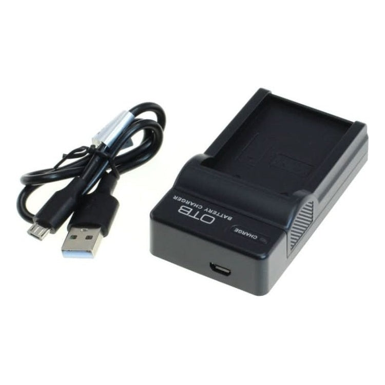 GK-01358 OTB lader voor camera accu - Geschikt voor Nikon EN-EL5 - Zwart