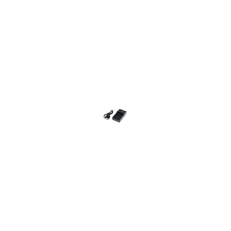 GK-01362 OTB lader voor camera accu - Geschikt voor Samsung SLB-10A / SLB-11A / Canon NB-6L - Zwart