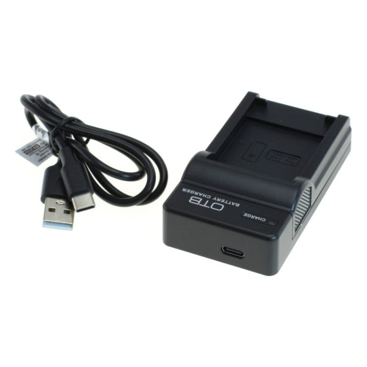 GK-01374 OTB lader voor camera accu - Geschikt voor Canon NB-8L - Zwart
