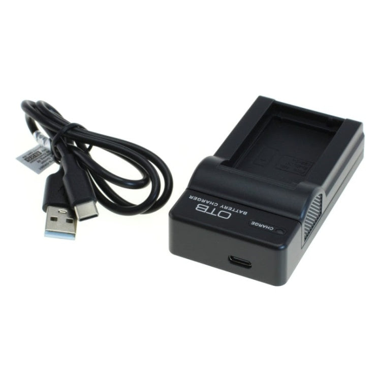 GK-01382 OTB lader voor camera accu - Geschikt voor Nikon EN-EL20 / EN-EL22 / EN-EL24 - Zwart